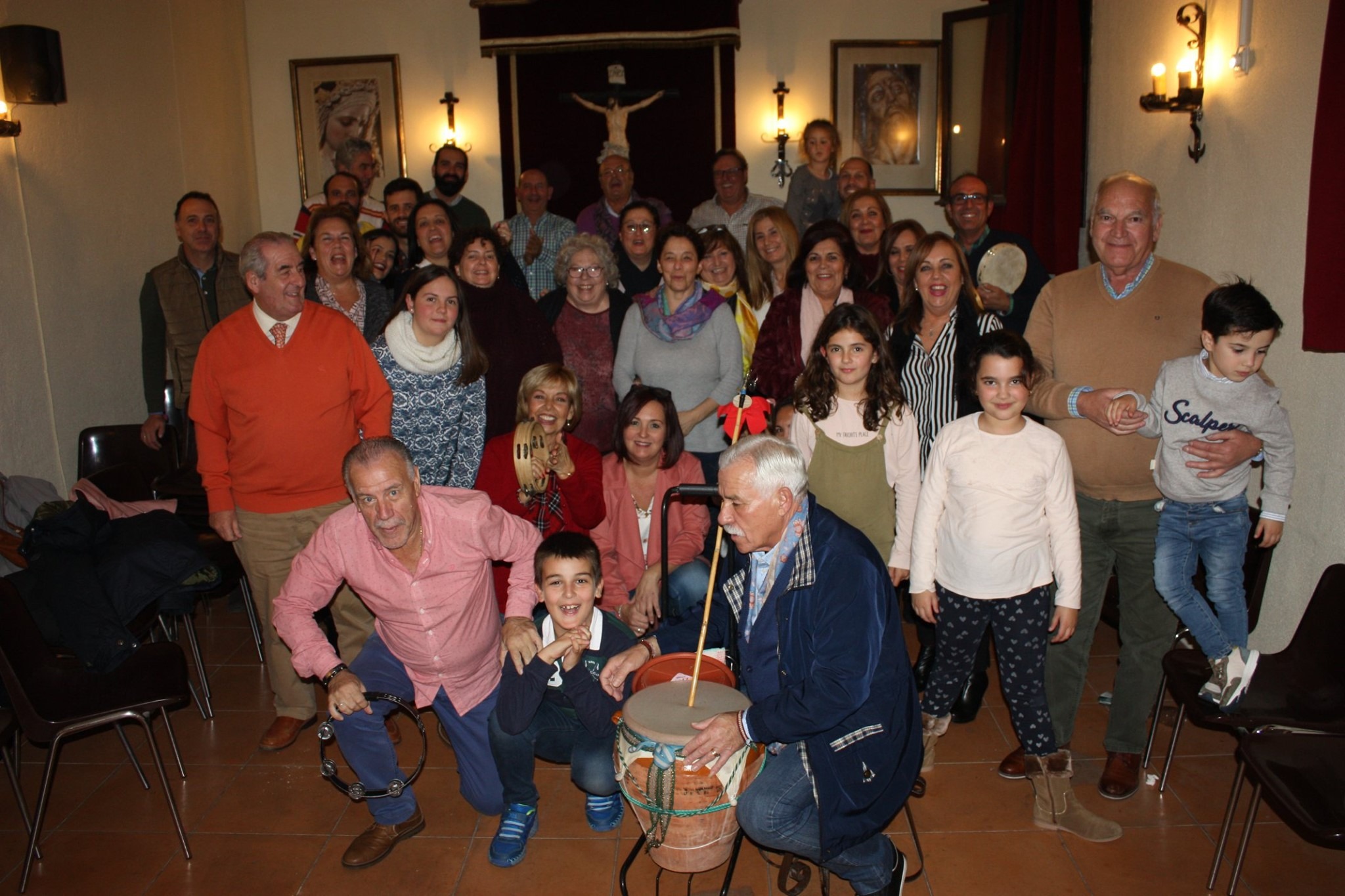1º ensayo del Coro de villancicos de Nuestra Señora de las Angustias 1
