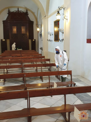 Desinfección Capilla de Nuestra Señora de las Angustias (2)