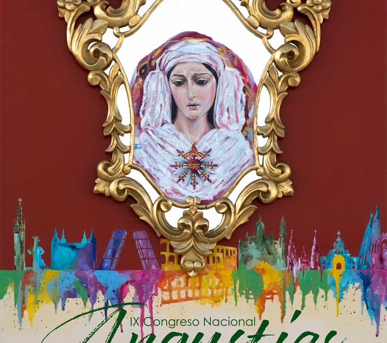 Cartel Anunciador del IX Congreso Nacional de Hermandades y Cofradías de Nuestra Señora de las Angustias
