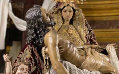 Cambio de Vestimenta de Nuestra Señora de las Angustias para el Solemne Septenario 2023