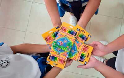 Donación de material escolar al Colegio de Madre de Dios para el curso 2023/2024