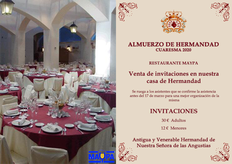 Almuerzo de Hermandad 2020