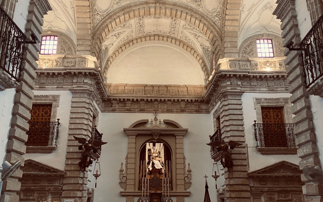 Renovación de la iluminación en la cúpula central de la Capilla de Nuestra Señora de las Angustias