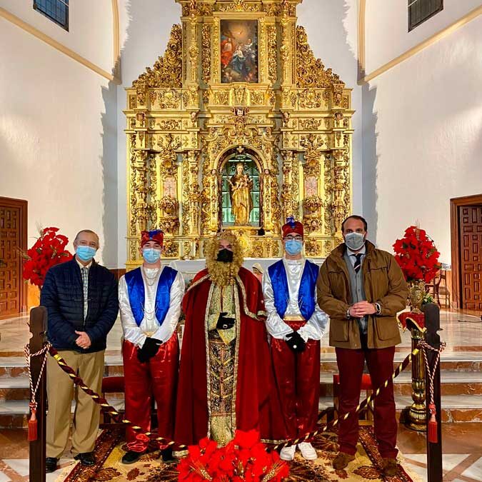 Visita de Su Majestad el Rey Mago a los niños de Cáritas Parroquial del 2022