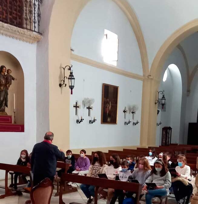 Fotografías del 2º ensayo de la Escolanía de Nuestra Señora de las Angustias del 2022