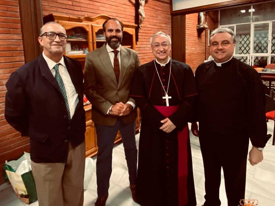 Asistencia a la toma de posesión del nuevo párroco de la Parroquia San Juan Bautista de Los Descalzos y Nuestra Señora de las Angustias 2022