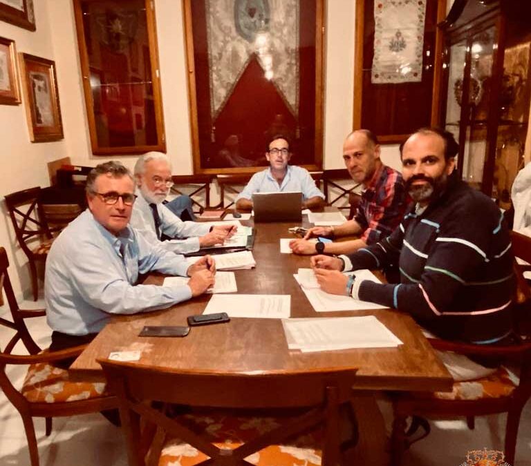 Reunión de la Comisión creadora del Reglamento del Régimen Interno de Nuestra Señora de las Angustias 2022