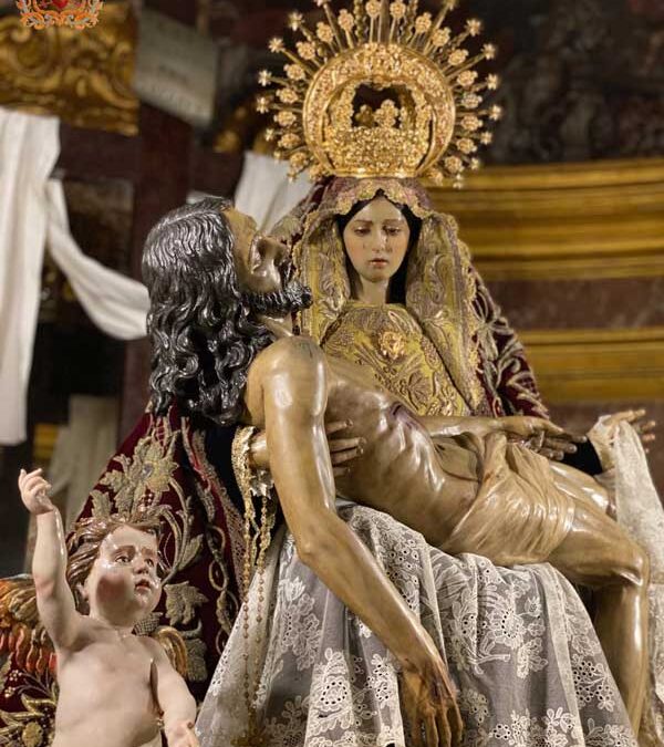 Cambio de Vestimenta de Nuestra Señora de las Angustias para el Solemne Septenario 2023