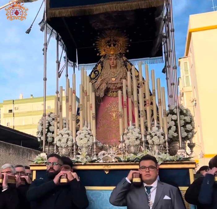 Asistencia Corporativa al Rosario de la Aurora de María Santísima de la Concepción Coronada del 2024