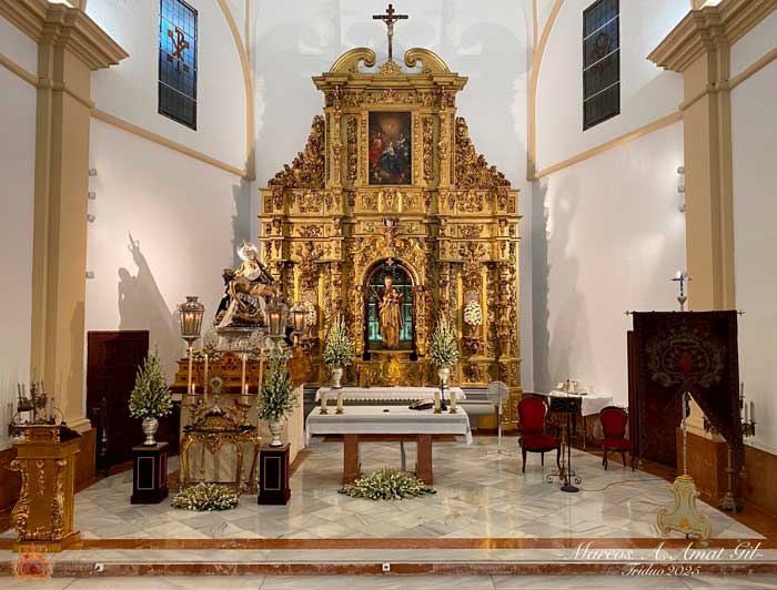 Nuestra Señora de las Angustias en la Iglesia de la Santísima Trinidad 2025