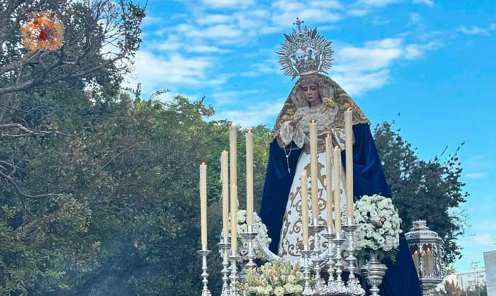 Asistencia corporativa al Rosario de la Aurora de María Santísima de la Candelaria del 2025